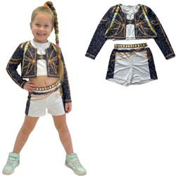 Strój RUMI SCENA-1 Demon Hunters KPOP Cosplay Łowczynie Demonów 8-13 lat rozmiary: 128-152