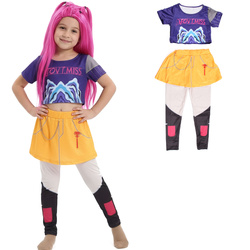 Strój MIRA WARRIOR-3 Demon Hunters KPOP Cosplay Łowczynie Demonów 7-13 lat rozmiary: 122-152