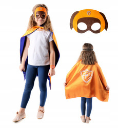 STRÓJ KOSTIUM ZUMA PSI PATROL PELERYNA MASKA KARNAWAŁ DLA DZIECI