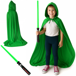 Peleryna + miecz świetlny 80 cm – zestaw dla fana Star Wars Gwiezdne Wojny
