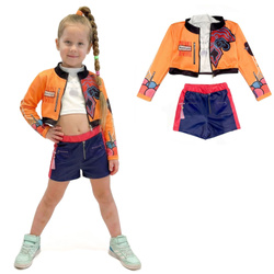 Strój RUMI WARRIOR-1 Demon Hunters KPOP Cosplay Łowczynie Demonów 6-13 lat rozmiary: 116-152