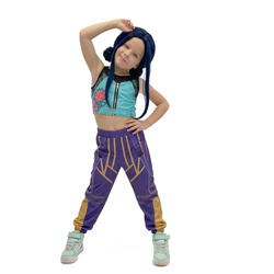 Peruka ZOEY BLACK-BLUE Demon Hunters Łowczynie Demonów KPOP rozmiar Uniwersalny