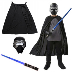 KYLO REN: PELERYNA +MASKA +MIECZ ŚWIETLNY IDEALNY ZESTAW DLA FANA STAR WARS
