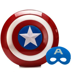 MASKA + TARCZA KAPITAN AMERYKA Dźwięk i EFEKTY ŚWIETLNE zestaw dla AVENGERS