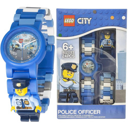 LEGO CITY Oficer Policji zegarek dziecięcy 80212193 regulowany pasek