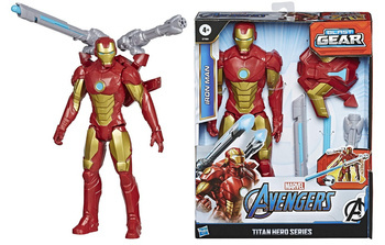 HASBRO FIGURKA IRON MAN + WYRZUTNIA E7380 BLAST GEAR
