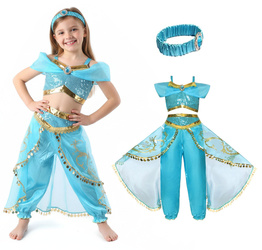 Strój JASMINA z filmu ALLADYN kostium księżniczka DŻASMINA rozmiary: 110-146