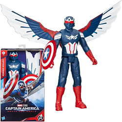 KAPITAN AMERYKA Duża Figurka 30cm HASBRO Avengers skrzydła + tarcza F9301