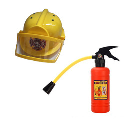 STRAŻAK SAM FIREMAN KASK  + gaśnica