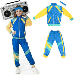 Strój Dres PRL Lata 80 90 Kostium Retro Street Nowojorski Styl