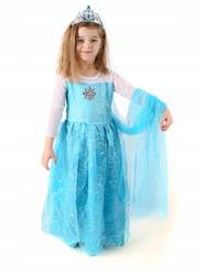 FROZEN SUKIENKA ELSA KRAINA LODU E3