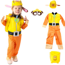 Kostium PSI PATROL RUBBLE  zestaw: strój czapka maska i plecak