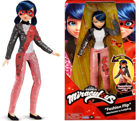 LALKA MARINETTE BIEDRONKA MIRACULOUS FASHION FLIP