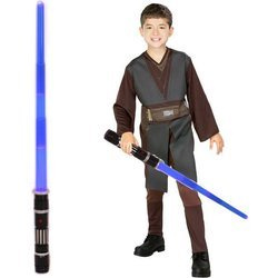 Niebieski miecz świetlny STAR WARS 80cm elektroniczny dźwięk+światło