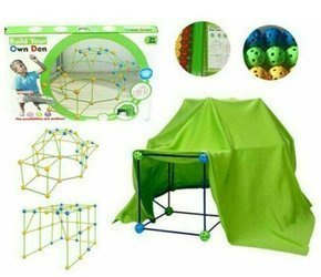Zestaw konstrukcyjny TWIERDZA 89 elementów. Duży namiot - baza do budowania