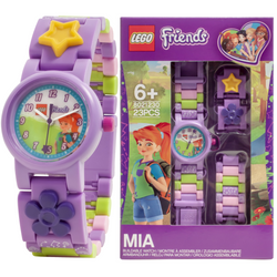 LEGO Friends Mia zegarek dziecięcy 8021230 kolorowy regulowany pasek