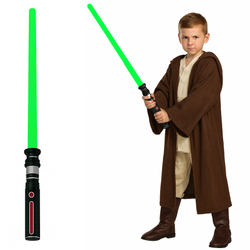 MIECZ ŚWIETLNY LED 80 cm ZIELONY DŹWIĘKI i ŚWIATŁO dla DZIECI STAR WARS