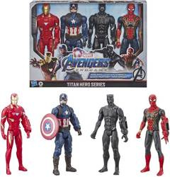 Zestaw 4 figurek AVENGERS ENDGAME HASBRO E5863 IRON MAN, KAPITAN AMERYKA, CZARNA PANTERA, SPIDERMAN