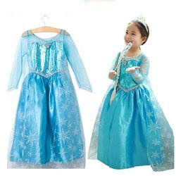 FROZEN SUKIENKA ELSA KRAINA LODU E1
