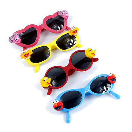 Okulary przeciwsłoneczne Ulica Sezamkowa Elmo