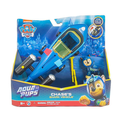 PSI PATROL AQUA PUPS CHASE POJAZD REKIN + FIGURKA