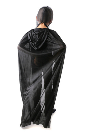 STRÓJ KOSTIUM KRZYK HALLOWEEN STRACH HORROR MASKA + PELERYNA