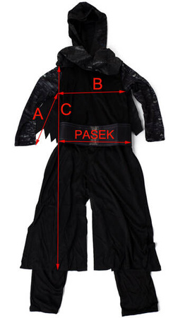 STRÓJ KYLO REN + MIECZ STAR WARS GWIEZDNE WOJNY 